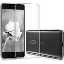 FitCase Nokia 6 Kılıf Soft Silikon Şeffaf Arka Kapak