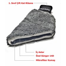 MF SuperClean Superclean Premium Mikrofiber Araç  Oto Yıkama  Eldiveni