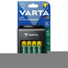 Varta 57687  Lcd Plug Charger 4Xaa 2100 Mah AYDOS