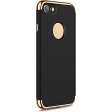 Fitcase iPhone 7 / 8 Kılıf Golden Frame Arka Kapak Siyah