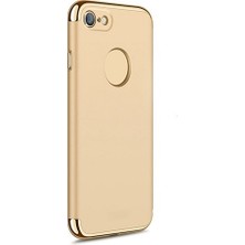 Fitcase iPhone 7 / 8 Kılıf Golden Frame Arka Kapak Gold