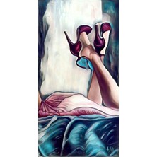 Hobi Tedarik Topuklu 3 Çerçeveli 90X110 Sayılarla Boyama Hobi Seti