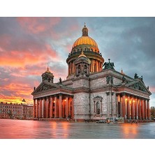 Hobi Tedarik  saint Isaac Katedrali Çerçeveli 40X50 Sayılarla Boyama Hobi Seti