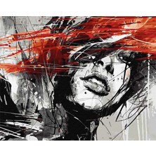 Hobi Tedarik Çizik Silüet Çerçeveli 60X75 Sayılarla Boyama Hobi Seti