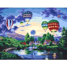 Hobi Tedarik Uçuruk Çerçeveli 60X75 Sayılarla Boyama Hobi Seti