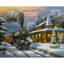 Hobi Tedarik Polar Express Çerçeveli 70X90 Sayılarla Boyama Hobi Seti