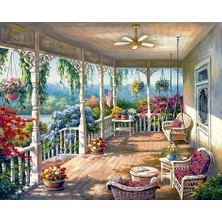 Hobi Tedarik Güney Terası Çerçeveli 70X90 Sayılarla Boyama Hobi Seti