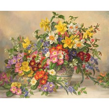 Hobi Tedarik Buket Çerçeveli 90X110 Sayılarla Boyama Hobi Seti