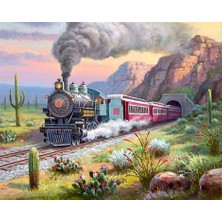 Hobi Tedarik Çöl Turu Çerçeveli 90X110 Sayılarla Boyama Hobi Seti