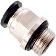 Expflex Pnömatik Metrik Düz Rekor - M16X1,5 - 12 mm