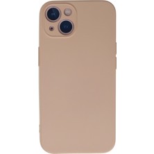 Happycase Lansman iPhone 13 Kılıf Nano Içi Kadife  Silikon - Pudra