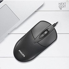 Philips SPK7105 Kablolu USB Optik Mouse 1000DPI Siyah