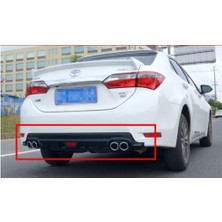 Toyota corolla difüzör arka tampon eki siyah 4egzoz 2016+