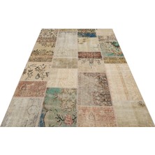 Sempati Halı Patchwork Eskitme El Dokuma Halı