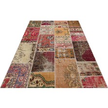 Sempati Halı Eşsiz Anadolu Patchwork Eskitme El Dokuma Halı