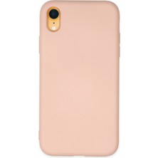 Casetify Lansman Apple iPhone Xr Kılıf Nano Içi Kadife  Silikon - Pudra