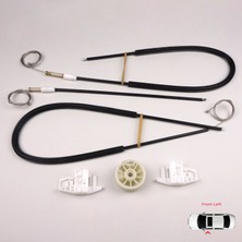 Renault Megane MK2 2002-2009 3-Kapı HB Coupe 8200325138 İçin Elektrikli Sol Cam Kriko Tamir Seti