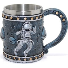 Keyfim Shop Astronotlu Paslanmaz Çelik Kupa Bardak