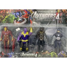 Kardelen Oyuncak 4 Lü Avengers Ironman Thonas Siyah Capti