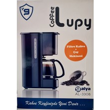 G.alya  AL-3308 Coffee Lupy Filtre Kahve Makinesi ve Çay Makinesi black