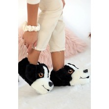 Ellaboni Unisex Çocuk Hayvanlı Köpekli Panduf Ev Botu