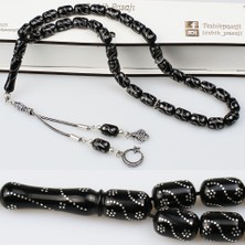 Tesbih Pasajı Gümüş Nokta Işleme Gümüş Püskül Orijinal Erzurum Oltu