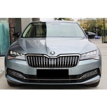 E Otomarket Skoda Superb Mk3-Mk3 Fl Batman Yarasa Ayna Kapağı Piano Black 2015-2021 Arası