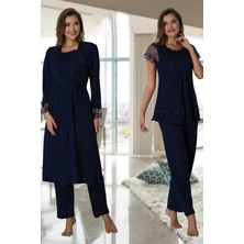 Effortt Kadın Hamile Lohusa Pijama Takımı ve Sabahlık 2054