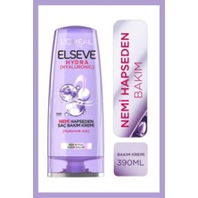 Elseve Hydra [Hyaluronic] Nem Dolduran Şampuan 390ml Ve Nemi Hapseden Saç Bakım Kremi 390ml