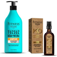 Fitness Professional Keratin Bakım Sonrası Tuzsuz Bakım Şampuanı 1000 Ml + Keratin Bakım Yağı 100 M