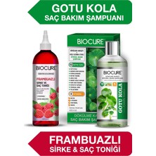 Biocure Saç Seti Gotu Kola Bitkisel Şampuan + Frambuazlı Sirke Ve Saç Toniği