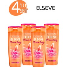 Elseve 4'Lü Dream Long Onarıcı Bakım Şampuanı 360 Ml Seti