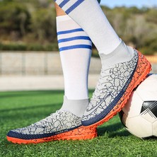 Leipae Fg/tf Futbol Ayakkabıları Kaymaz Başak Krampon Genç Çocuklar Yüksek Ayak Bileği Kramponları Çim Futbol Sneakers (Yurt Dışından)