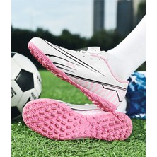 Leipae Genç Çocuk Futbol Ayakkabısı Kaymaz Tf Erkek Kız Açık Çim Krampon (Yurt Dışından)