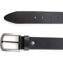 Bambi Siyah Baskılı Leather Erkek Kemer U08657019503