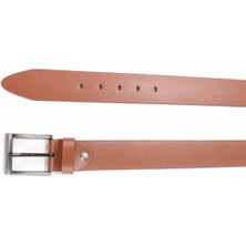 Bambi Taba Baskılı Leather Erkek Kemer U08657019303