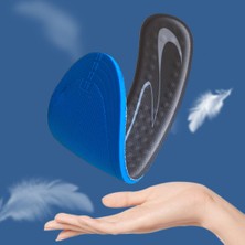 Blue Gel - Memory Foam, Masaj Desteği Sağlayan, Darbe Emici Klasik Ayakkabı İç Tabanı