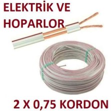 Sepetteyiz 2x0.75 100MT - Beyaz Elektrik ve Hoparlör Kablosu Kordon