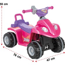 Pilsan Spark Atv 6V Akülü (Metalik Pembe)