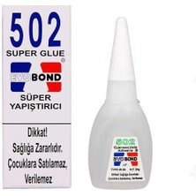 Evobond Arcan Evobond Japon Yapıştırıcısı 502 Hızlı Sağlam Süper Yapıştırıcı