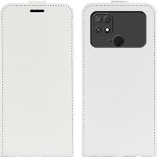 Lr Joyful Xiaomi İçin Poco C40 4G Dikey Flip Telefon Anti-Damla Kılıf Kart Tutucu Deri Koruyucu Kapak (Yurt Dışından)