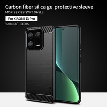 Lr Joyful Xiaomi 13 Pro 5G İçin Mofı Jk Tpu Serisi-1 Yumuşak Tpu Telefon Kılıfı, Karbon Fiber Doku Fırçalanmış Çizelge Koruyucu Kapak (Yurt Dışından)