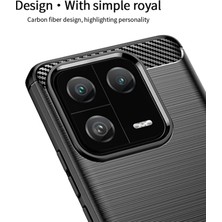 Lr Joyful Xiaomi 13 Pro 5G İçin Mofı Jk Tpu Serisi-1 Yumuşak Tpu Telefon Kılıfı, Karbon Fiber Doku Fırçalanmış Çizelge Koruyucu Kapak (Yurt Dışından)