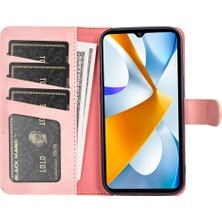 Lr Joyful Xiaomi Poco C40 4G Tam Koruma Cep Telefon Kılıfı Stand Cüzdan Çift Renk Ekleme Manyetik Toka Anti-Çizelge Pu Deri Telefon Kapağı (Yurt Dışından)