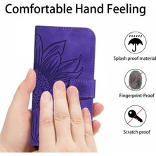 Lr Joyful Xiaomi İçin Poco M4 Pro 4G HT04 Cüzdan Telefon Kılıfı Baskılı Ayçiçeği Stand Skin Touch Pu Deri Anti-Çizelge Kapağı Kayışlı (Yurt Dışından)