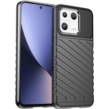 Lr Joyful Xiaomi 13 İçin Kalınlaşmış Tpu Telefon Kasası, Thunder Serisi Twill Texture Anti-Slatch Koruyucu Arka Kapak (Yurt Dışından)