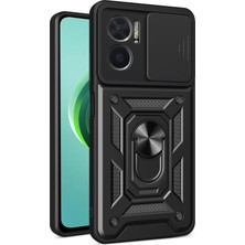 Lr Joyful Xiaomi Redmi İçin Bump Proof Telefon Kılıfı Not 11E 5G / Redmi 10 5G / 10 Prime + 5G, Pc + Tpu Koruyucu Arka Kapak Slayt Kamera Koruyucu ve Yüzük Kickstand (Yurt Dışından)