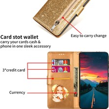 Lr Joyful Xiaomi 13 Pro 5G Fermuar Pocket Glittery Pealins Telefon Kapağı Tam Koruma Pu Deri Cüzdan Stand Kılıfı (Yurt Dışından)