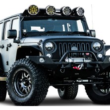 Drs Tuning Space Offroad Sis Lambasi 12X4 LED Yuvarlak Siyah /LASS243
