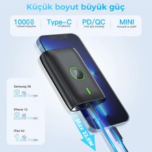 Woyax Powerbank Hızlı 10000mAh 22.5W Taşınabilir Şarj Cihazı - Siyah